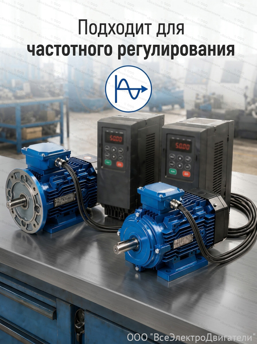 Электродвигатель ВЭД АИР 80 В4 У2 IM1081 (1,5 кВт 1500 об/мин), 220/380В2008699